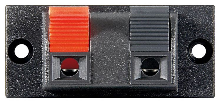 GOOBAY τερματικό ηχείου 11251, 2 poles 4mm, ορθογώνιο, πλαστικό, 10τμχ - Cables - Adapters