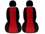 Auto GS - Car Seat Set 2pcs Alcantara Super Fresh Black / Red 11278 - Cases - Stands - Covers