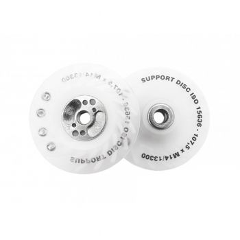 FLEXIPADS 11613 ΕΛΑΣΤΙΚΟΣ ΔΙΣΚΟΣ ΤΡΙΒΗΣ ΦΙΜΠΕΡ TURBO "ΜΕΤΡΙΟ" M14, 115MM (ΛΕΥΚΟ) - Σφουγγάρια (Pads) - Γούνες - Βάσεις - Πάτοι