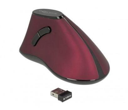 DELOCK Εργονομικό Vertical Mouse, Οπτικό, ασύρματο, 5 buttons - Περιφερειακά PC