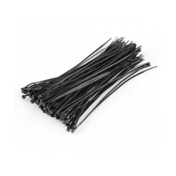 Δεματικά σε Μαύρο Χρώμα 4.8x300mm 100 τεμ. GeHOCK - Ταινίες - Δεματικά