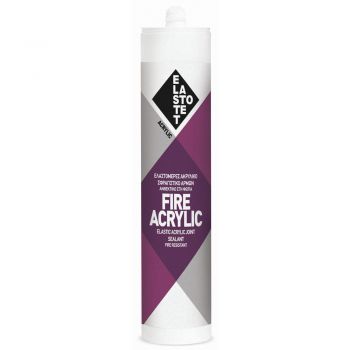 ELASTOTET FIRE ACRYLIC ΠΥΡΑΝΤΟΧΟ ΑΚΡΥΛΙΚΟ ΣΦΡΑΓΙΣΤΙΚΟ - Adhesives - Silicones