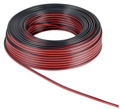 GOOBAY καλώδιο ήχου 2x 0.5 mm² 15089, CU, 10m, μαύρο & κόκκινο - Cables - Adapters