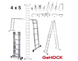 Πολυμορφική Σκάλα Αλουμινίου 4 x 5 GeHOCK - Ladders