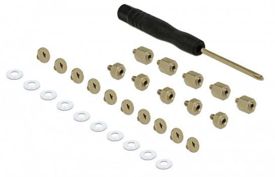 Delock Mounting Kit για M.2 SSD / Module, 31τμχ - Περιφερειακά PC