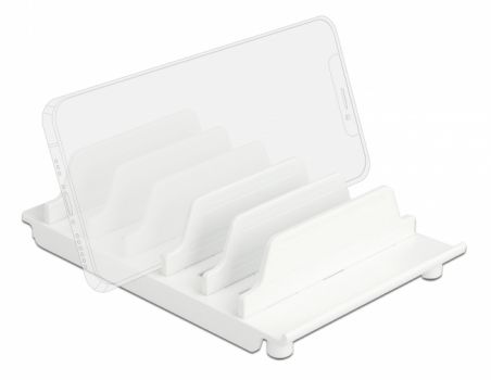 DELOCK βάση κινητών & tablet 18365, έως 6 συσκευές, λευκή - Stands - Selfie Sticks