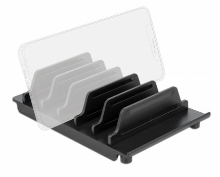 DELOCK βάση κινητών & tablet 18366, έως 6 συσκευές, μαύρη - Stands - Selfie Sticks