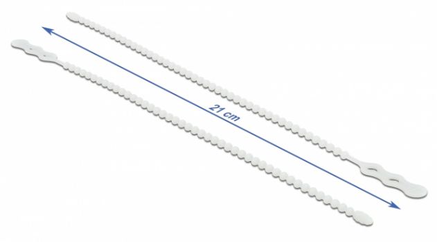 DELOCK Δεματικά καλωδίων 18962, επαναχρησιμοποιούμενα, 210x4.5mm, 10τμχ - Cables - Adapters