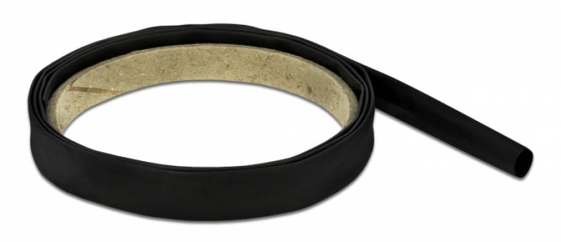 DELOCK Θερμοσυστελλόμενο μονωτικό για καλώδια 19999, 1mx6mm, 4:1 μαύρο - Cables - Adapters