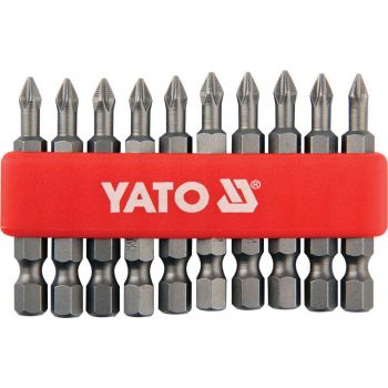 ΜYTΕΣ ΣΕΤ 10ΤΜΧ PH1X50MM S2 YT-0477 - Bits screw driving