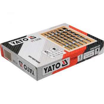 ΤΡΥΠΑΝΙΑ ΟΦΙΟΕΙΔΗ ΣΕΤ 6 ΤΕΜ 10-20mm-230ΜΜ YT-3298 - Τρυπάνια - Βελόνια - Καλέμια