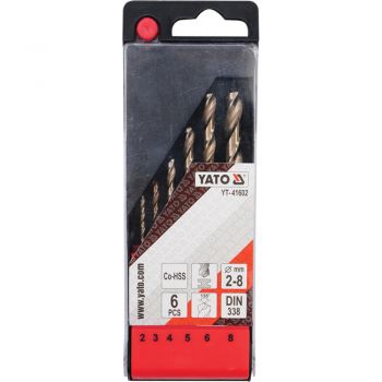 ΤΡΥΠΑΝΙΑ ΚΟΒΑΛΤΙΟΥ ΣΕΤ 6ΤΜΧ (2-8) YT-41602 - Drills - Needles - Chisels 