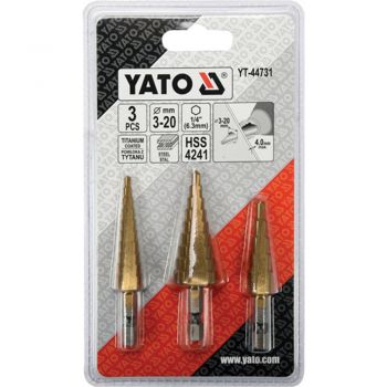 ΤΡΥΠΑΝΙΑ ΚΩΝΙΚΑ ΣΕΤ YT-44731 - Drills - Needles - Chisels 