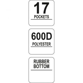 ΕΡΓΑΛΕΙΟΘΗΚΗ ΤΣΑΝΤΑ 15¨ YT-74360 - Υφασμάτινες Τσάντες Εργαλείων