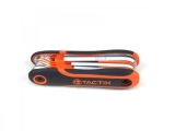 Tactix - 8 PC HEX KEY SET, non-slip grip - Wrenches