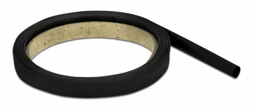 DELOCK Θερμοσυστελλόμενο μονωτικό για καλώδια 20664, 2mx4mm, 4:1 μαύρο - Cables - Adapters