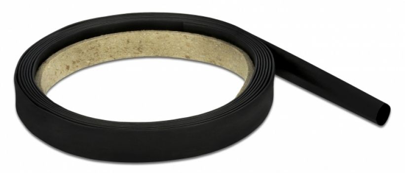 DELOCK Θερμοσυστελλόμενο μονωτικό για καλώδια 20665, 2mx6mm, 4:1 μαύρο - Cables - Adapters