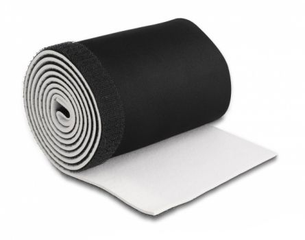 DELOCK ταινία νεοπρενίου τύπου Velcro 20864, 13.5cm, 1.5m, μαύρη/λευκή - Cables - Adapters