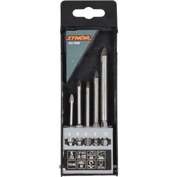 ΤΡΥΠΑΝΙΑ ΚΕΡΑΜΙΚΩΝ-ΤΖΑΜΙΩΝ ΣΕΤ 5ΤΜΧ STHOR 21709 - Drills - Needles - Chisels 