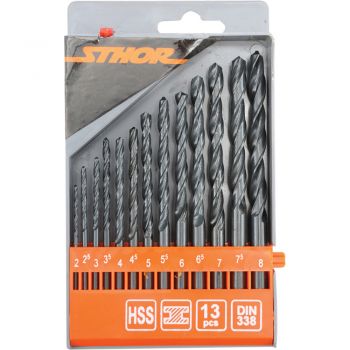 ΤΡΥΠΑΝΙΑ HSS (2-8)  ΣΕΤ 13ΤΕΜ 22180 STHOR - Drills - Needles - Chisels 