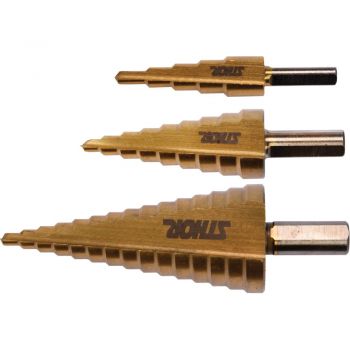 ΤΡΥΠΑΝΙ ΚΩΝΙΚΟ ΣΕΤ 3ΤΜΧ STHOR 22616 - Drills - Needles - Chisels 