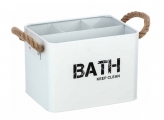 Wenko - Gara white 4-seater bathroom box - Home Bathroome / Items