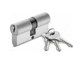 Cisa - Safety cylinder in nickel 30-50mm (# 8010-17) - Safe deposit boxes -Security Locks - Padlocks