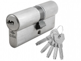 Cisa - High Security Cylinder 80mm 40/40 with 5 keys OE300-18 Silver - Safe deposit boxes -Security Locks - Padlocks