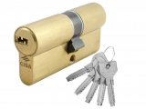 Cisa - High Security Cylinder 80mm 30/50 with 5 keys OE300-17 Gold - Safe deposit boxes -Security Locks - Padlocks