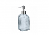 Wenko - Vetro liquid soap dispenser squared transparent - Home Bathroome / Items