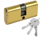 Cisa - Oval Cylinder 56mm (28-28) 08210-02 Gold - Safe deposit boxes -Security Locks - Padlocks
