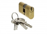 Cisa - Oval Single Cylinder in Gold-38mm (28x10) 08210 - Safe deposit boxes -Security Locks - Padlocks