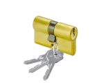 Cisa - Safety Brass Cylinder, Gold, Locking Line 85mm (35-50mm) (# 8010-31) - Safe deposit boxes -Security Locks - Padlocks