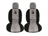 Auto GS - Car Front Covers 4pcs Gray / Black Batman Towel - Cases - Stands - Covers