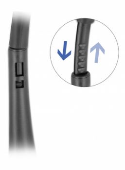 DELOCK headphones με μικρόφωνο 27178, stereo, USB, volume control, μαύρα - Περιφερειακά PC