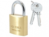 Cisa - Horseshoe Padlock with Key 40mm 22010.40 - Safe deposit boxes -Security Locks - Padlocks