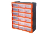 Tactix - Κουτί Αποθήκευσης Πλαστικό με 18 Συρτάρια - Κουτιά Αποθήκευσης - Ταμπακιέρες