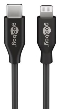 GOOBAY καλώδιο USB Type-C σε Lightning 39424, 7.5W, 1m, μαύρο - Καλώδια