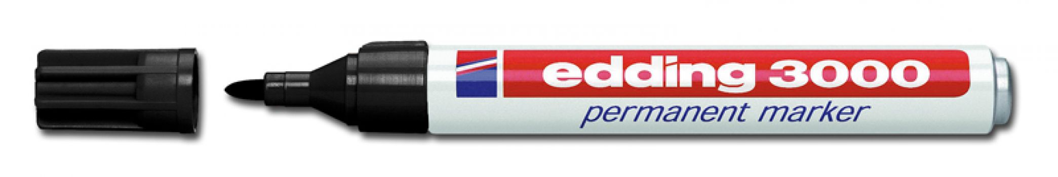 EDDING ανεξίτηλος μαρκαδόρος 3000, 1.5-3mm, επαναγεμιζόμενος, μαύρος - Office Supplies