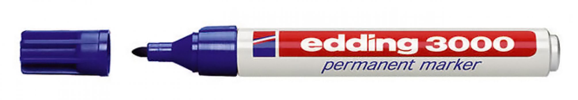 EDDING ανεξίτηλος μαρκαδόρος 3000, 1.5-3mm, επαναγεμιζόμενος, μπλε - Office Supplies