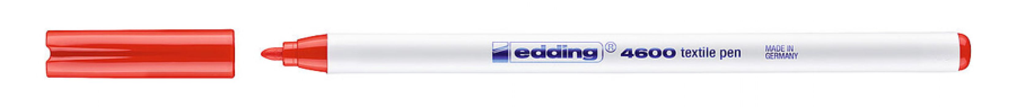 EDDING μαρκαδόρος υφάσματος 4600, κόκκινος - Office Supplies