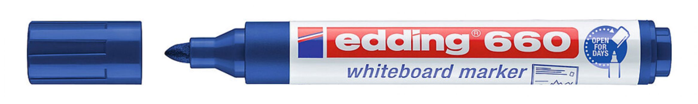 EDDING μαρκαδόρος ασπροπίνακα 660, επαναγεμιζόμενος, μπλε - Office Supplies