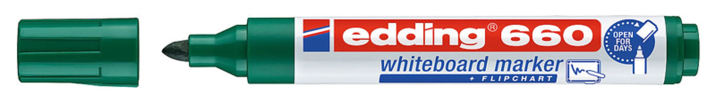 EDDING μαρκαδόρος ασπροπίνακα 660, επαναγεμιζόμενος, πράσινος - Office Supplies