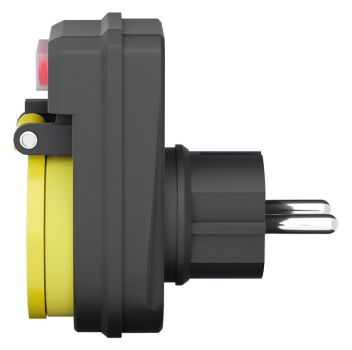 GOOBAY αντάπτορας ρεύματος 41266, schuko, 16A, IP44, μαύρος - Headlamps - Surges - Reels