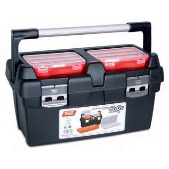 TAYG ΕΡΓΑΛΕΙΟΘΗΚΗ 500Ε 4 ΚΟΥΜΠΩΜΑΤΩΝ ΜΕ ΤΑΜΠΑΚΙΕΡΑ  ΕΤΑΖΕΡΑ ΚΑΙ ΛΑΒΗ ΑΛΟΥΜΙΝΙΟΥ - Tool Cases