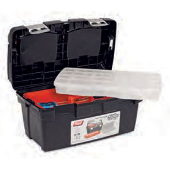 TAYG ΕΡΓΑΛΕΙΟΘΗΚΗ 500Ε 4 ΚΟΥΜΠΩΜΑΤΩΝ ΜΕ ΤΑΜΠΑΚΙΕΡΑ  ΕΤΑΖΕΡΑ ΚΑΙ ΛΑΒΗ ΑΛΟΥΜΙΝΙΟΥ - Tool Cases