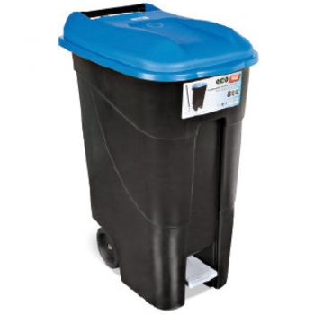 TAYG ECO ΚΑΔΟΣ 80 ΛΙΤΡΩΝ ΜΕ ΠΕΝΤΑΛ ΚΑΙ ΡΟΔΕΣ - ΓΚΡΙ-ΧΡΩΜΑ - Garden bins