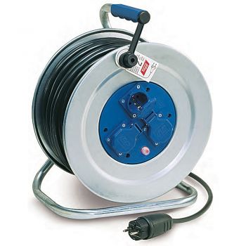 TAYG ΜΠΑΛΑΝΤΕΖΑ 3Χ2.5 ΜΕΤΑΛΛΙΚΟ ΚΑΡΟΥΛΙ - 50M-ΜΗΚΟΣ - Προβολείς - Πολύπριζα - Μπαλαντέζες