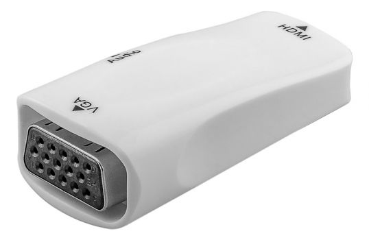 GOOBAY αντάπτορας HDMI σε VGA & 3.5mm 44794, 1080p, λευκός - Cables - Adapters