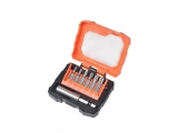 Tactix - Set of Torx tips and adapter in a plastic case - Bits screw driving